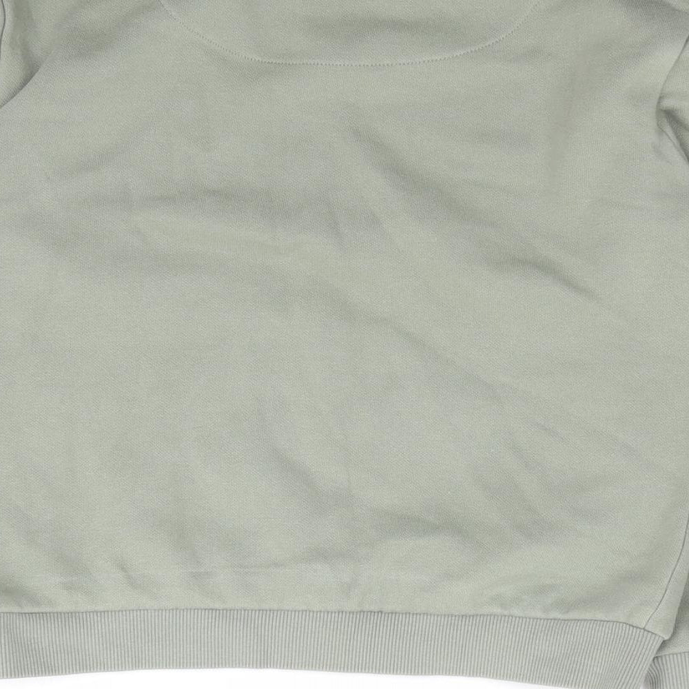 F&F  Boys Green  Cotton Pullover Sweatshirt Size 6-7 Years  Pullover