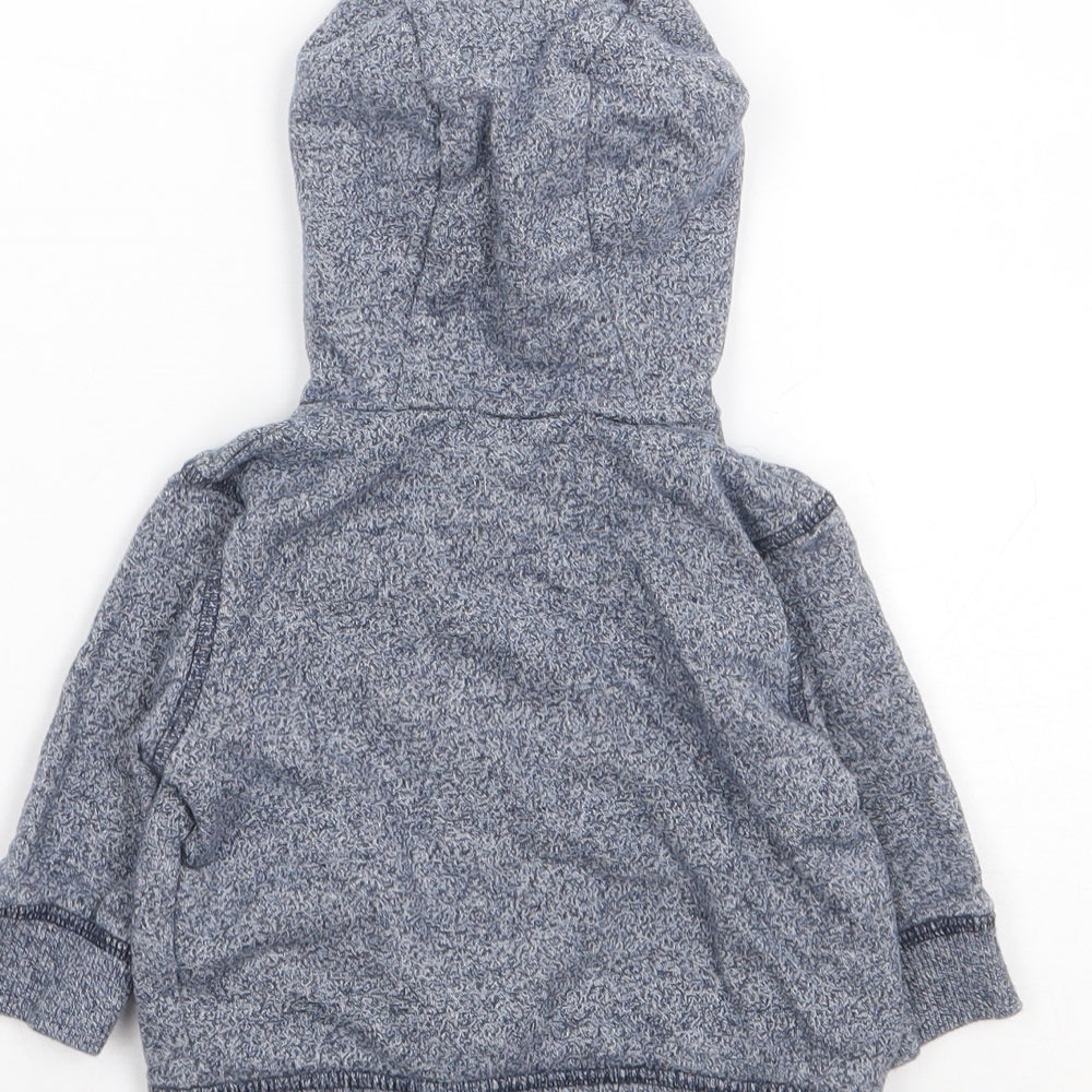 F&F Boys Blue  Cotton Cardigan Jumper Size 0-3 Months  Button