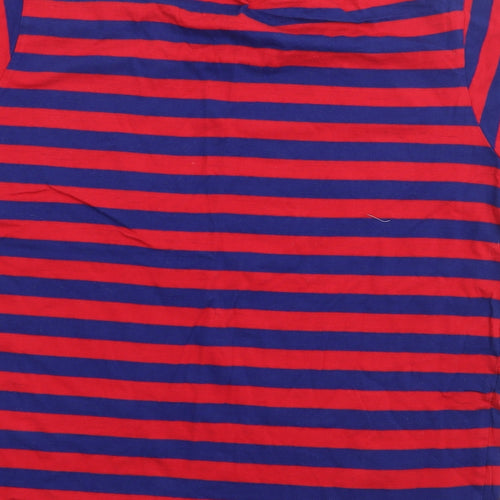 Character.Com Womens Multicoloured Striped 100% Cotton Jersey T-Shirt Size L Crew Neck - Dumbo