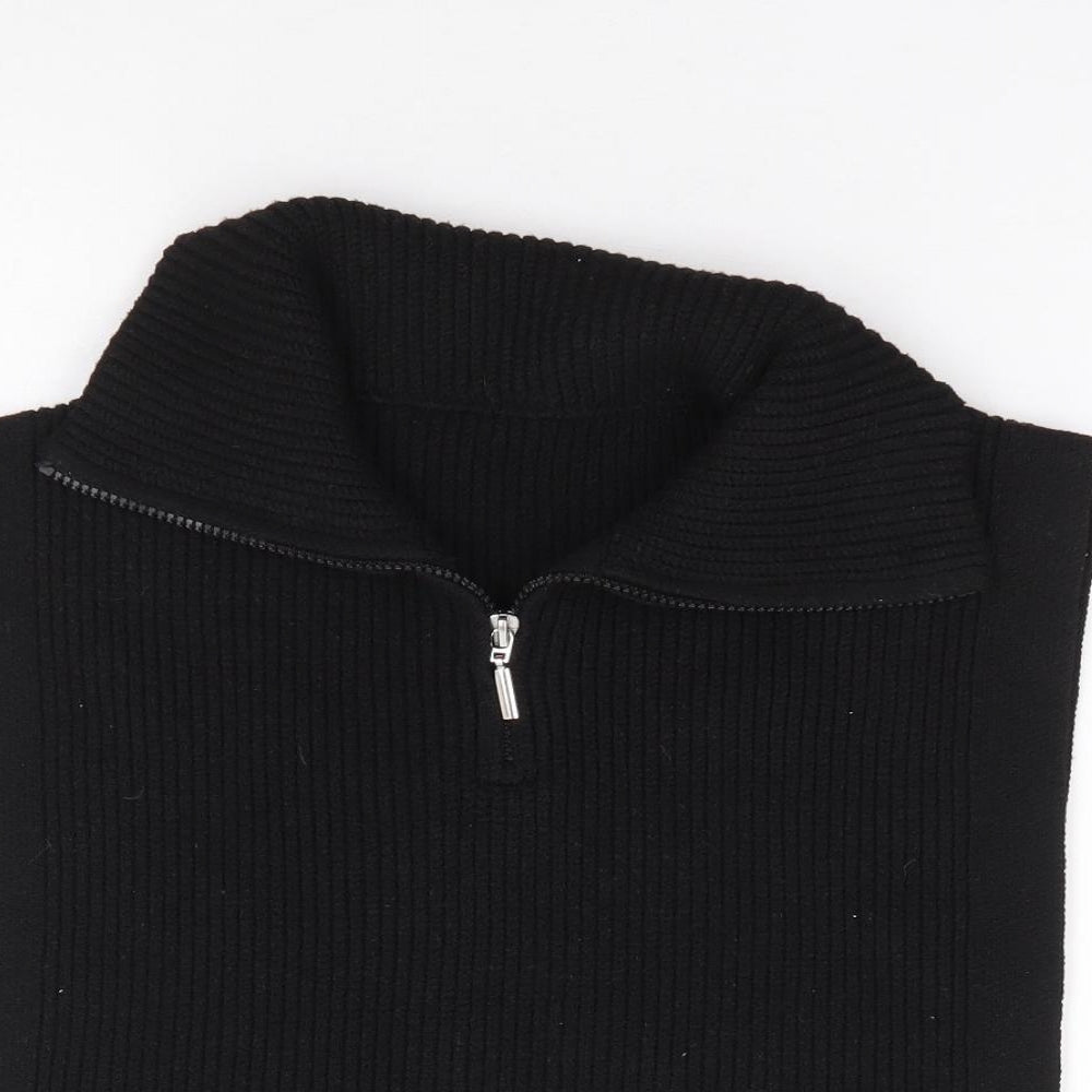 Primark Womens Black V-Neck  Polyester Vest Jumper One Size