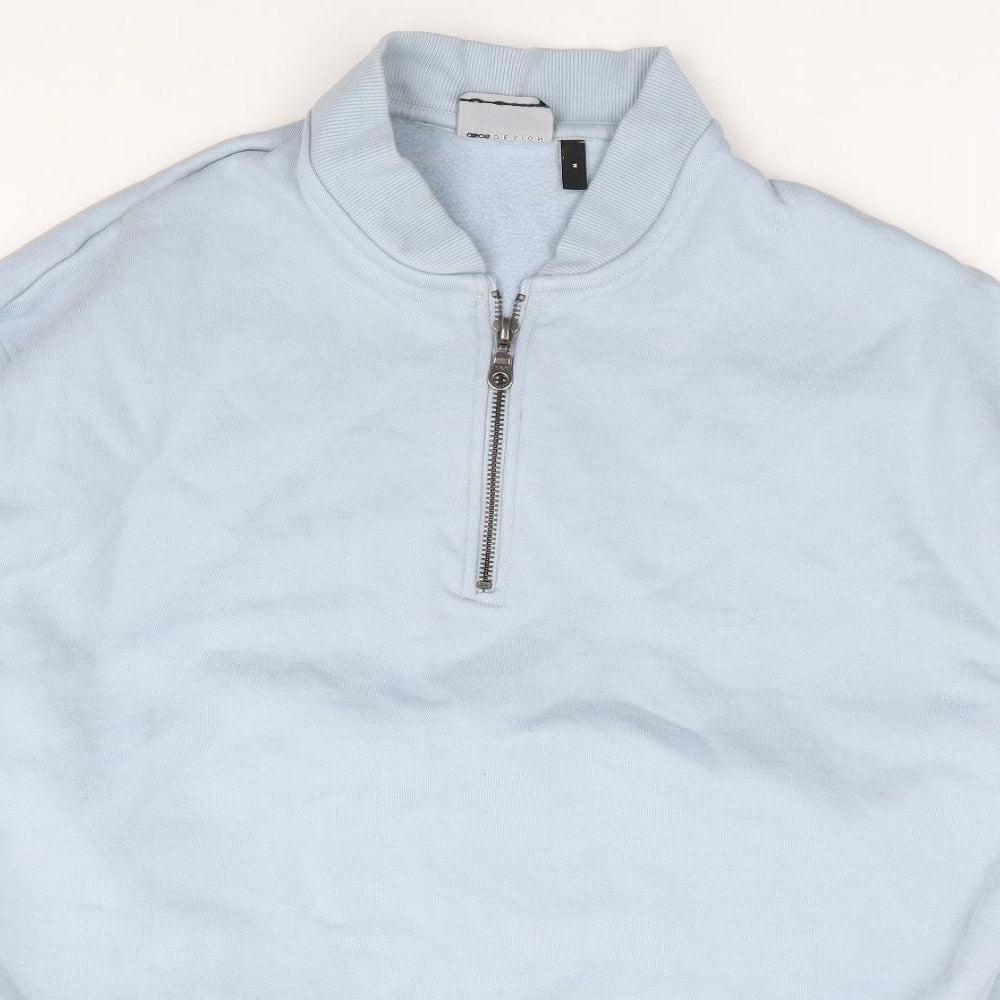 ASOS Womens Blue  Cotton Pullover Sweatshirt Size M  Pullover