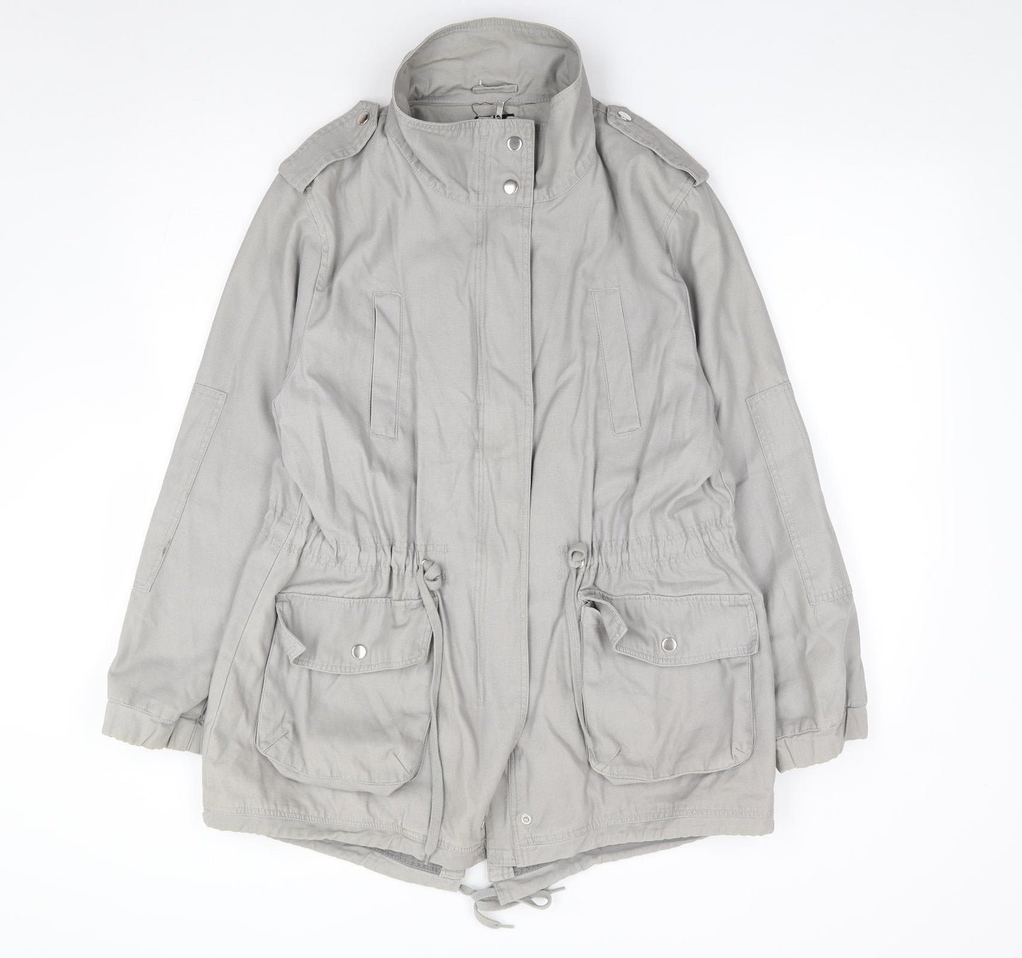 B You Womens Grey   Jacket  Size 18  Zip