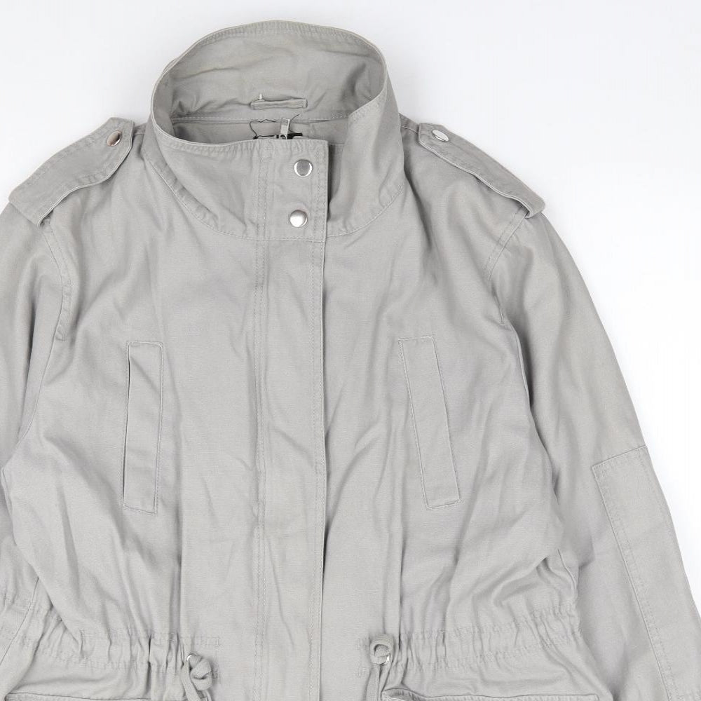 B You Womens Grey   Jacket  Size 18  Zip