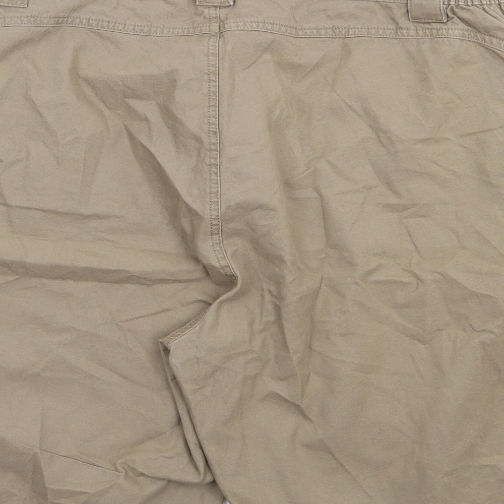Quechua Mens Brown  Cotton Chino Shorts Size 42 L11 in Regular Zip