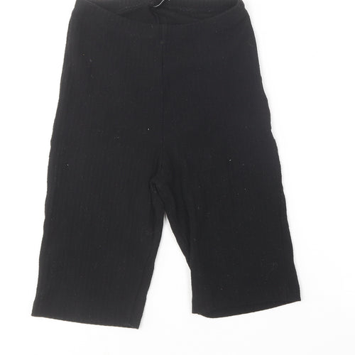 Only Womens Black  Polyester Compression Shorts Size XS L8 in Regular