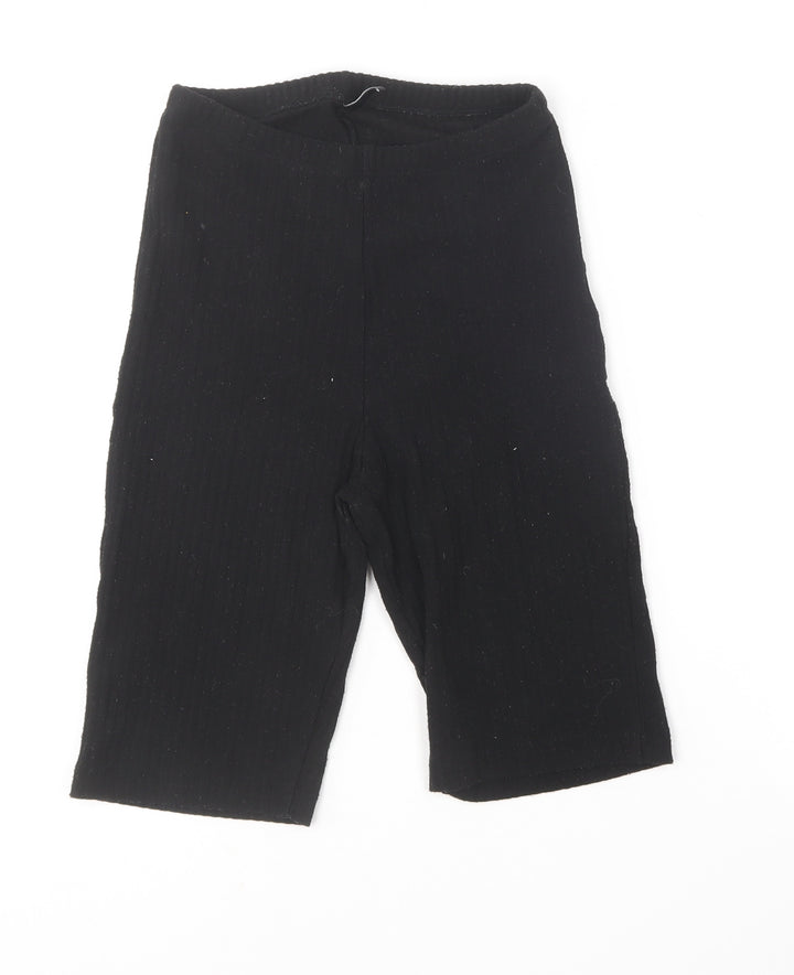 Only Womens Black Polyester Compression Shorts Size XS L8 in Regular