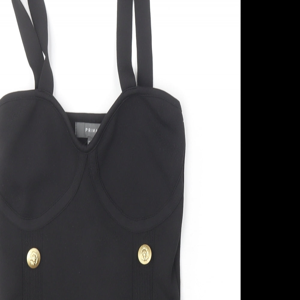 Atmosphere Womens Black  Polyester Bodysuit One-Piece Size 6