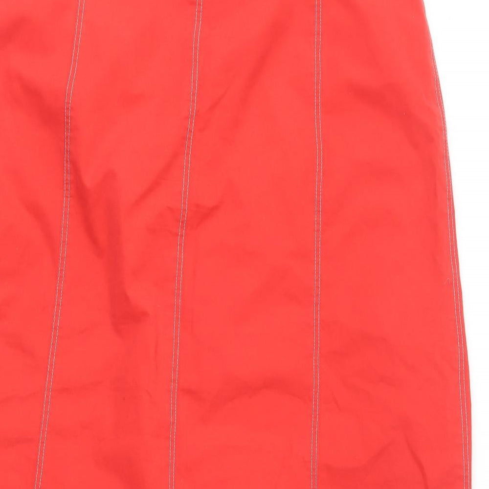 Gelco Womens Red  Polyester Straight & Pencil Skirt Size 18