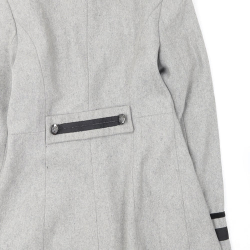 Red Herring Womens Grey   Overcoat Coat Size 10