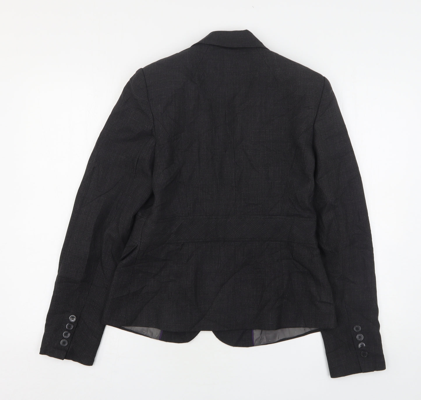 F&F Womens Grey  Polyester Jacket Suit Jacket Size 12