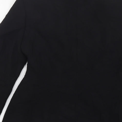 F&F Womens Black  Polyester Jacket Suit Jacket Size 10