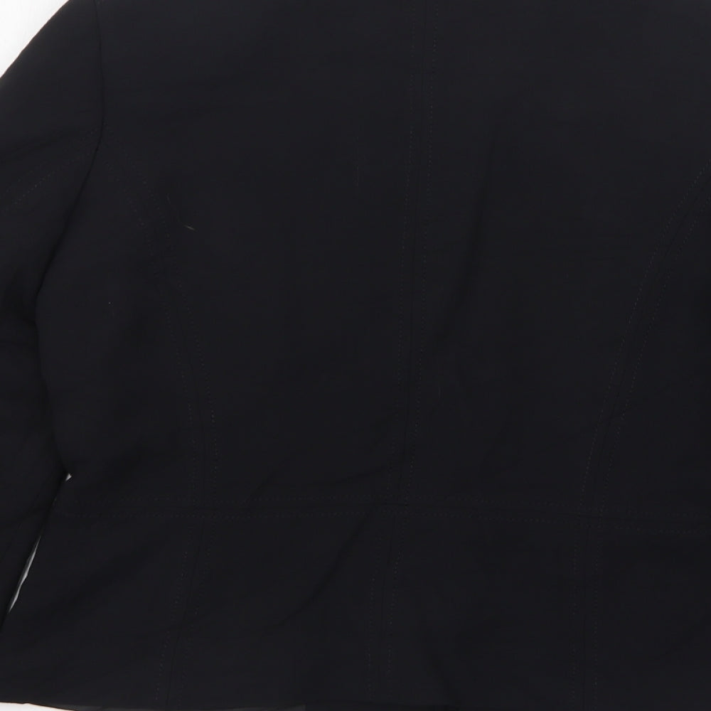Marks and Spencer Womens Black   Jacket  Size 12  Zip