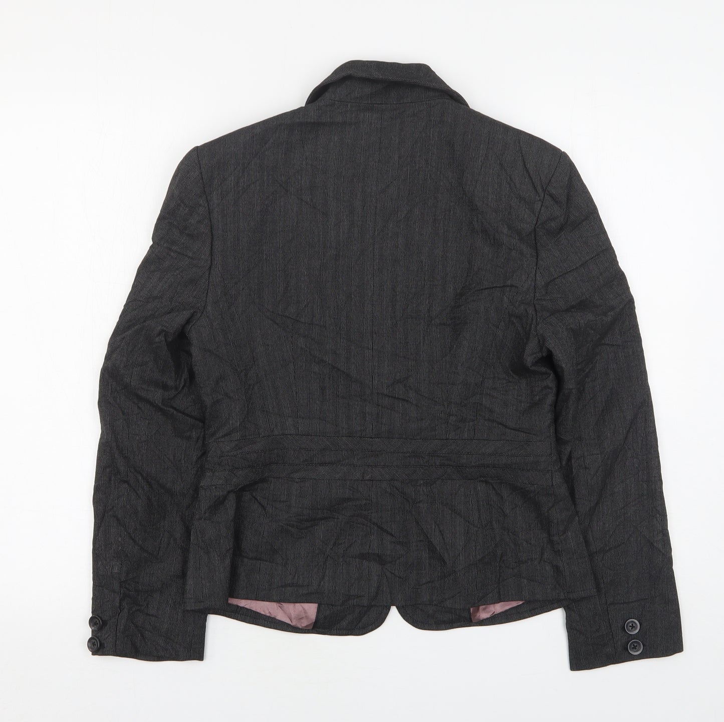 NEXT Womens Grey  Polyester Jacket Suit Jacket Size 10