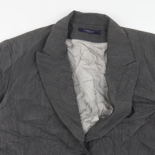 Debenhams Womens Grey  Polyester Jacket Suit Jacket Size 20
