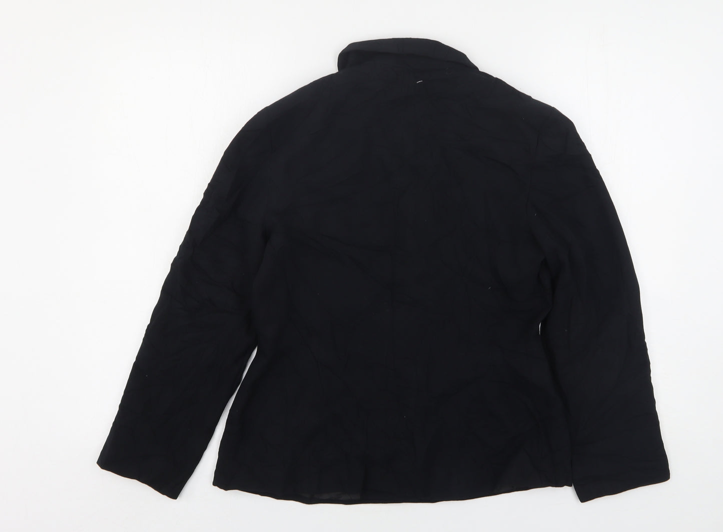 Principles  Womens Black  Polyester Jacket Suit Jacket Size 12