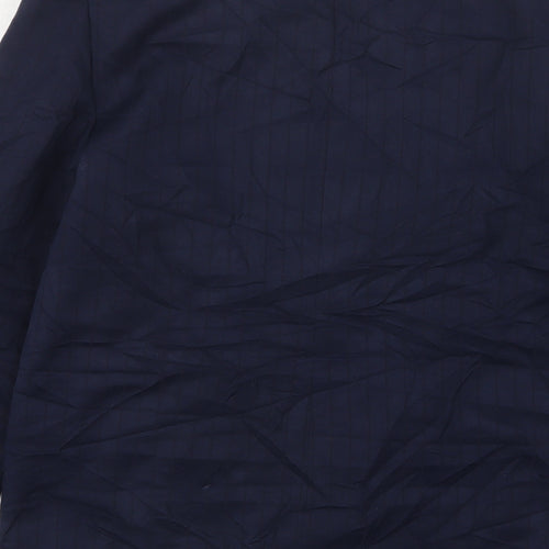 CandA Womens Blue  Polyester Jacket Suit Jacket Size 14