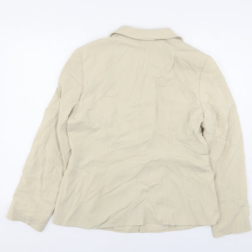 Gerry Weber  Womens Beige  Polyester Jacket Suit Jacket Size 14