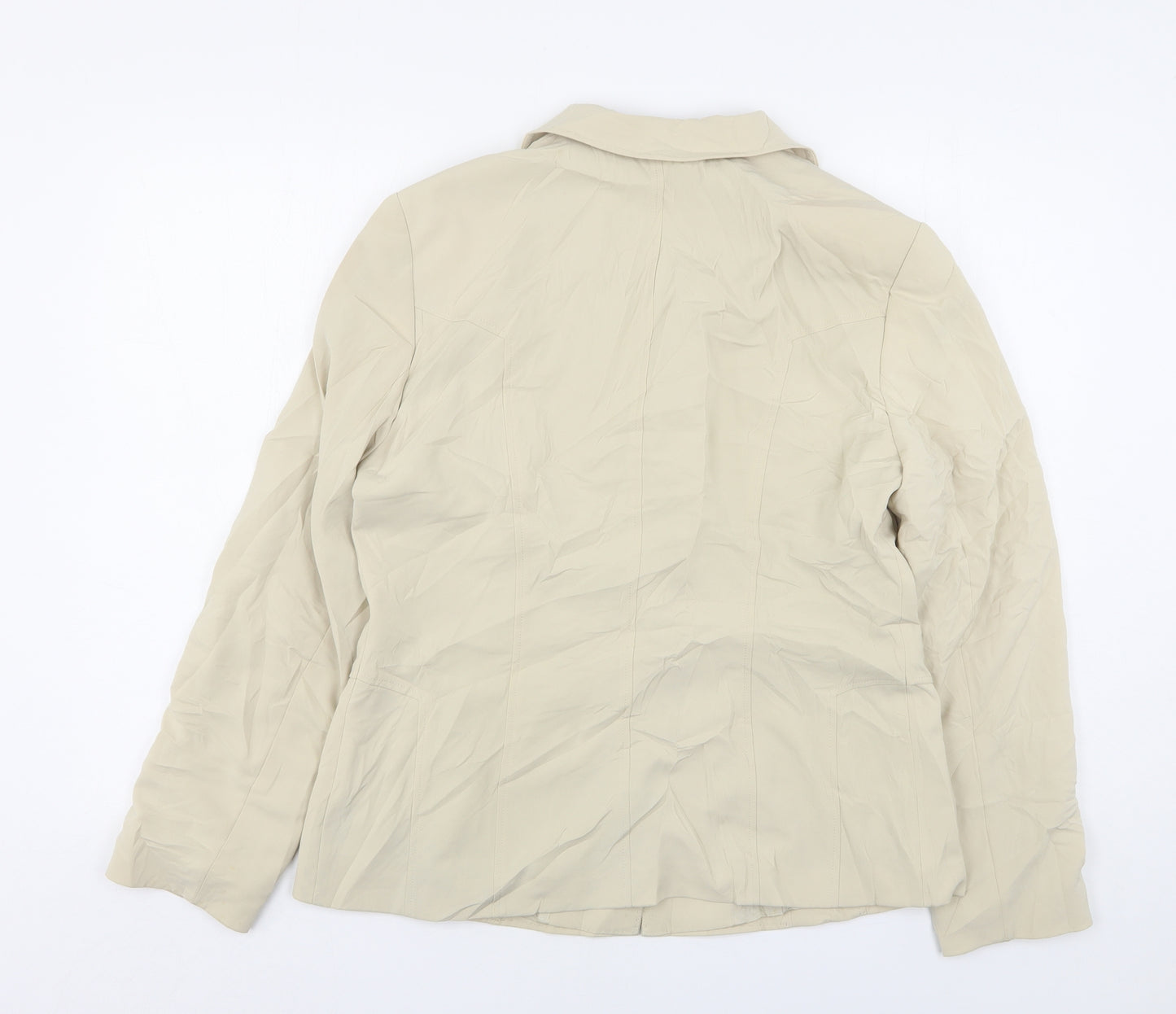 Gerry Weber  Womens Beige  Polyester Jacket Suit Jacket Size 14