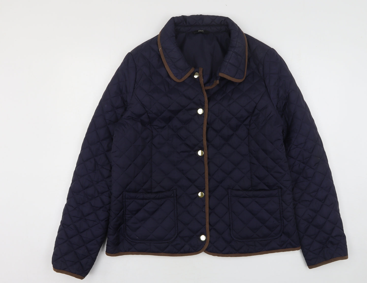 F&F Womens Blue   Quilted Jacket Size 16