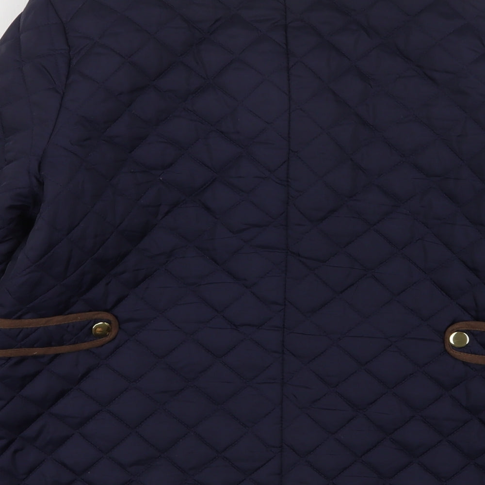 F&F Womens Blue   Quilted Jacket Size 16