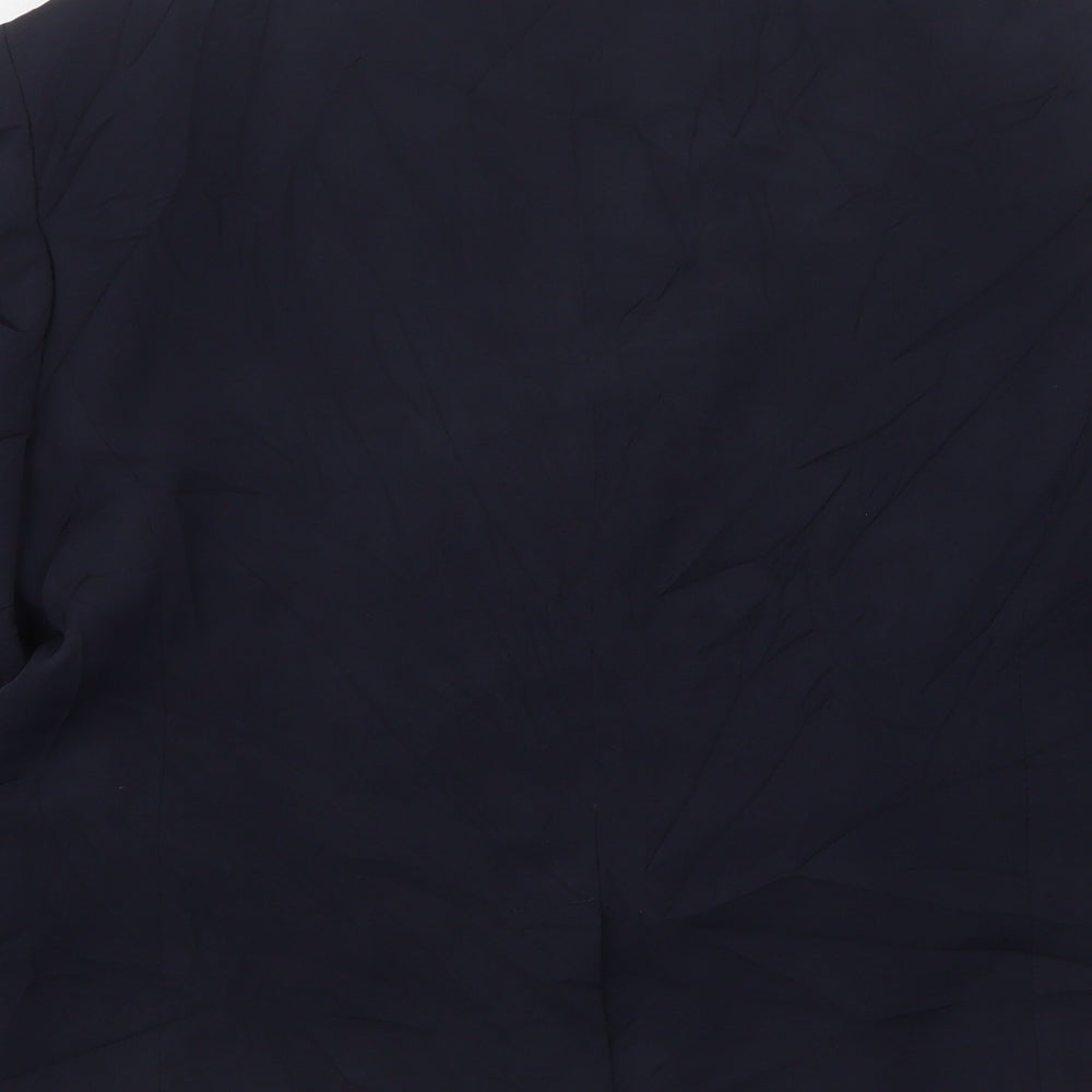 Wardrobes Womens Blue  Polyester Jacket Suit Jacket Size 16