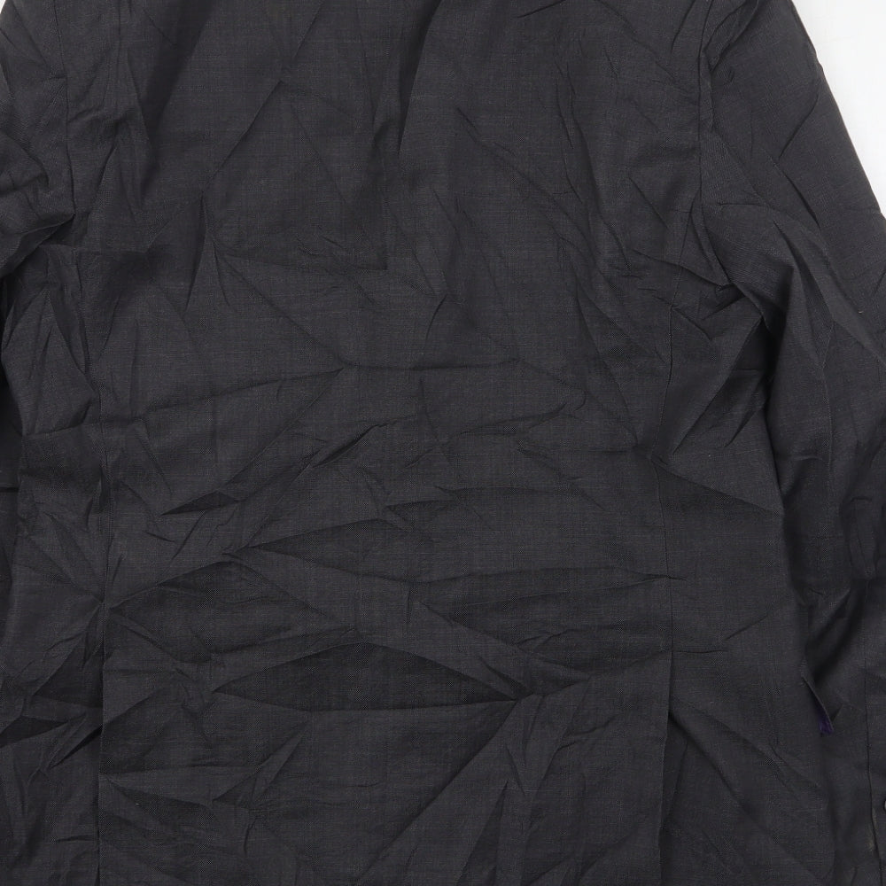 Marks and Spencer Mens Grey  Wool Jacket Suit Jacket Size 40