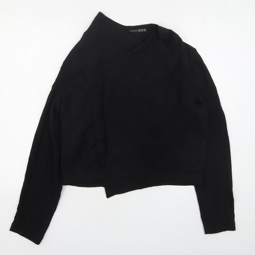 Atmosphere Womens Black  Polyester Jacket Blazer Size 16