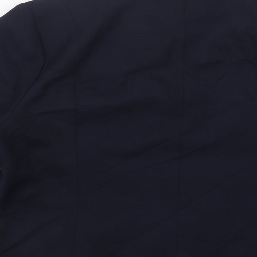 For Women Womens Blue  Polyester Jacket Blazer Size 20