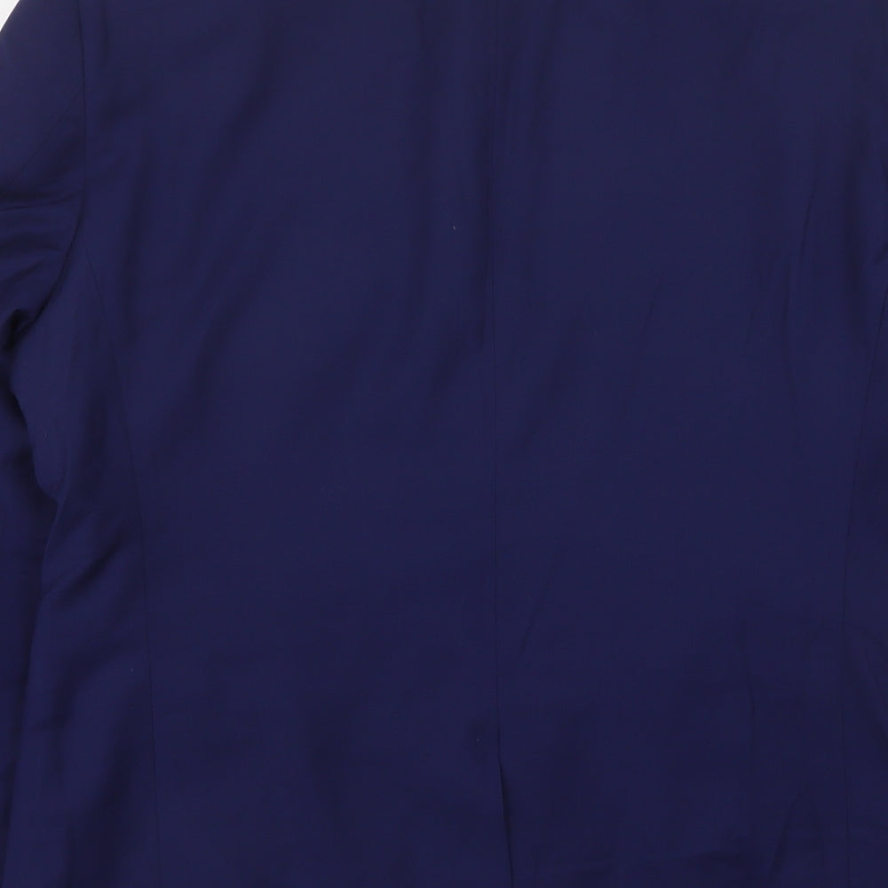 NEXT Mens Blue  Polyester Jacket Suit Jacket Size 42