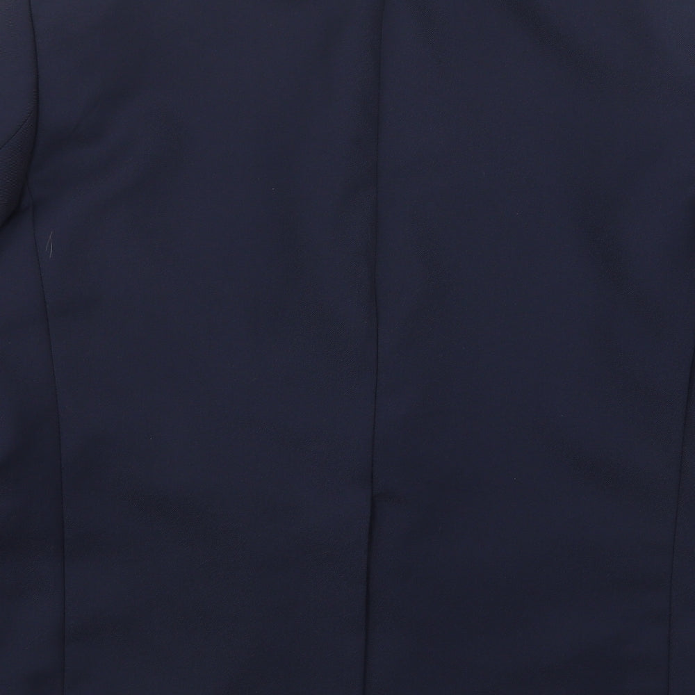 Chums  Mens Blue  Polyester Jacket Suit Jacket Size 44