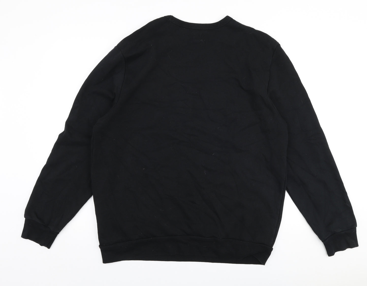 Gap Mens Black  Cotton Pullover Sweatshirt Size XL