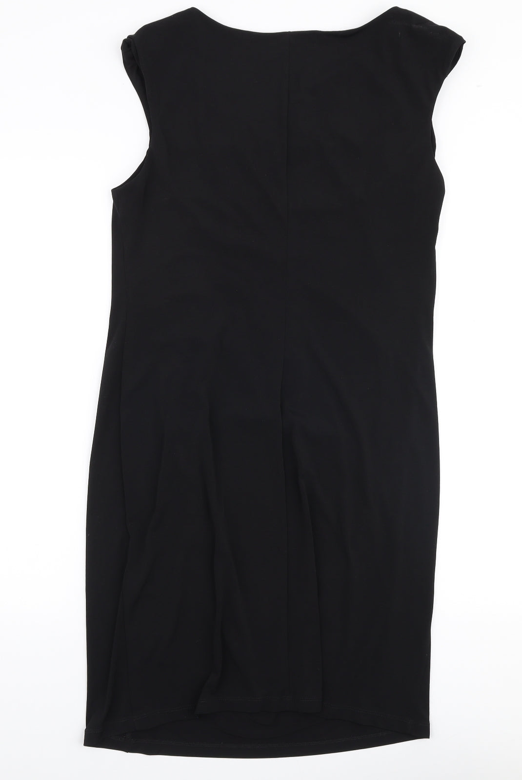 Wallis Womens Black  Polyester A-Line  Size 14  V-Neck Pullover