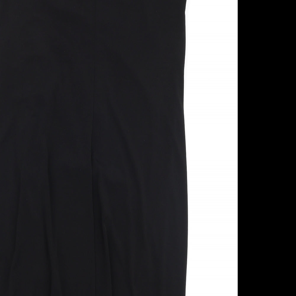 Wallis Womens Black  Polyester A-Line  Size 14  V-Neck Pullover