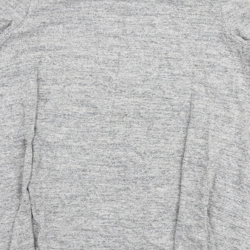 Christopher Fink Womens Grey Round Neck  Viscose Pullover Jumper Size S   - Cold shoulder