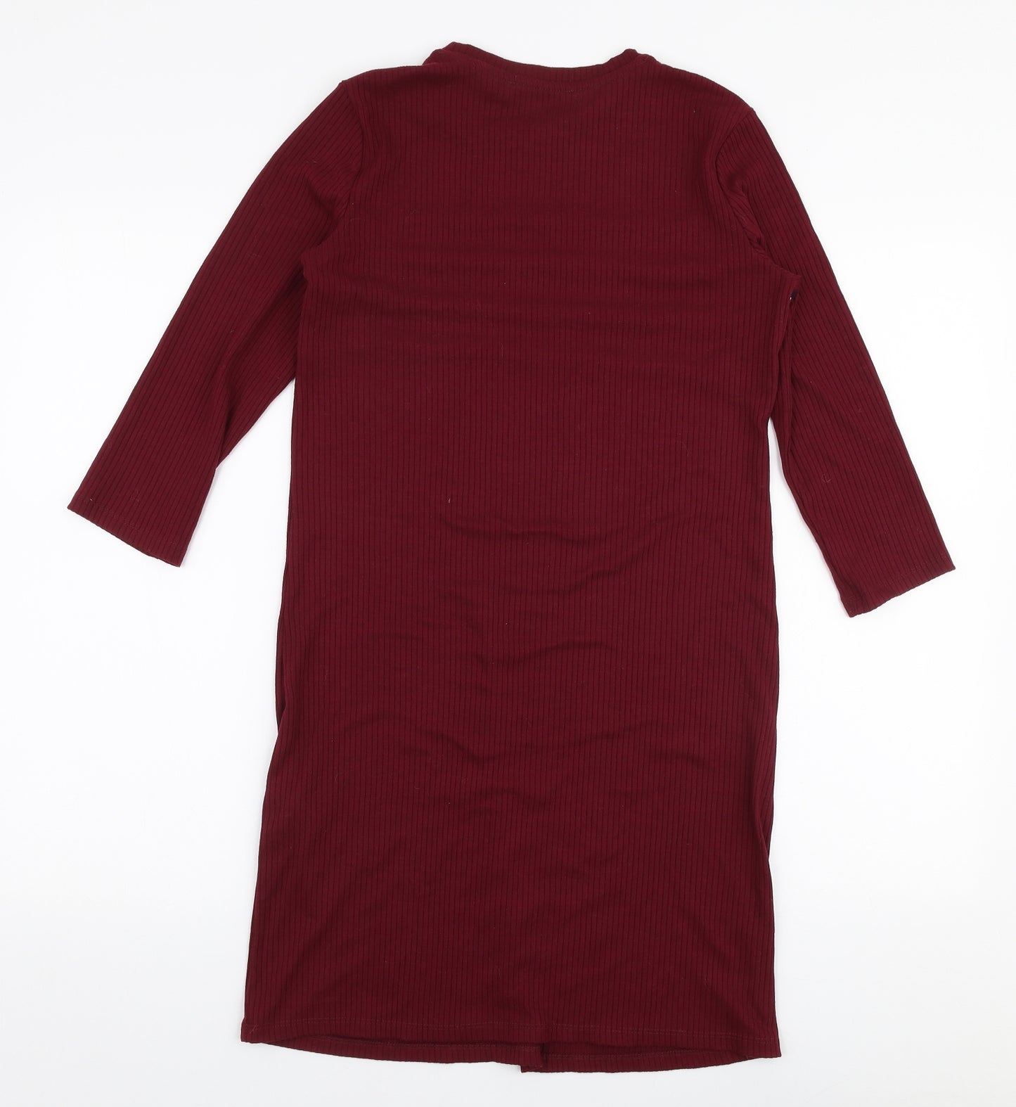 Bershka Womens Multicoloured  Polyester Jumper Dress  Size S  Round Neck Pullover