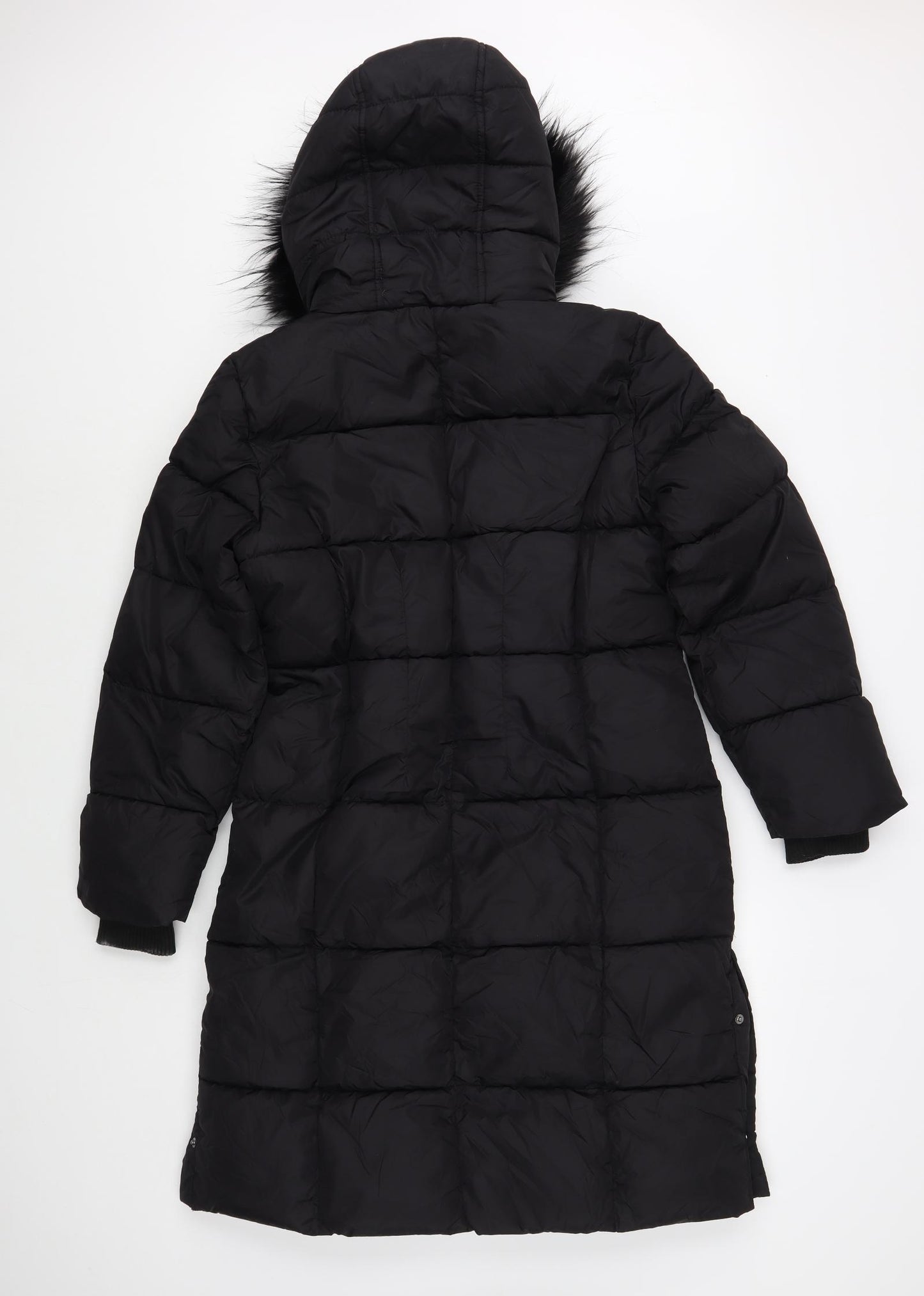 NEXT Girls Black   Puffer Jacket Jacket Size 12 Years  Zip