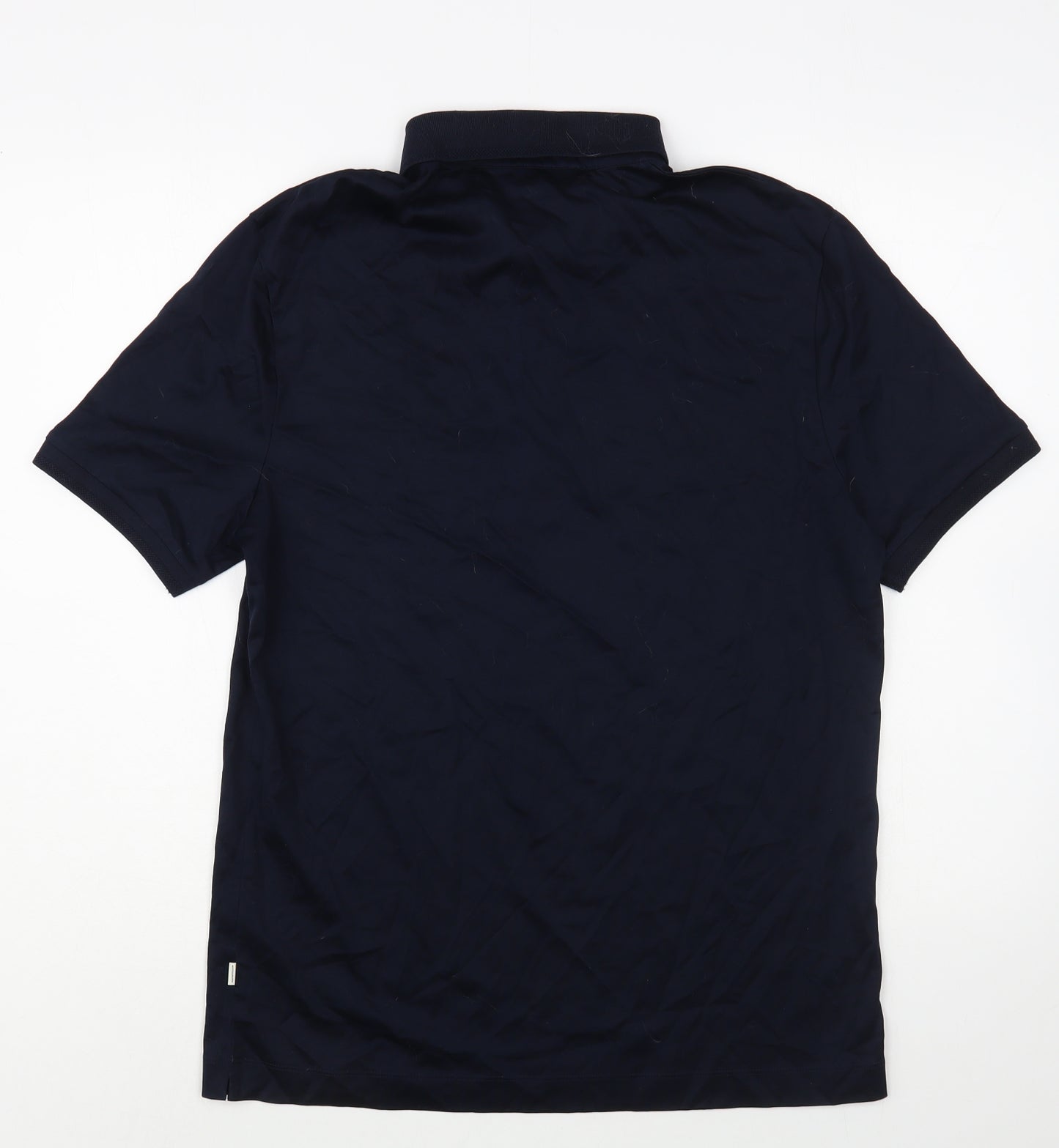 Autograph Mens Blue  Cotton  Polo Size M Collared Pullover