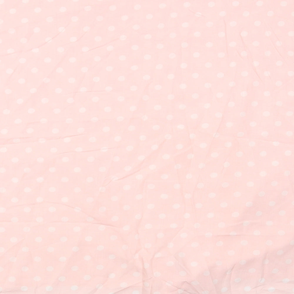 Gerard Womens Pink Polka Dot Viscose Basic Blouse Size 16 Round Neck