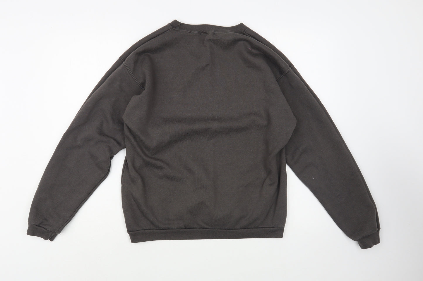 Missguided Womens Brown  Cotton Pullover Sweatshirt Size S  Pullover