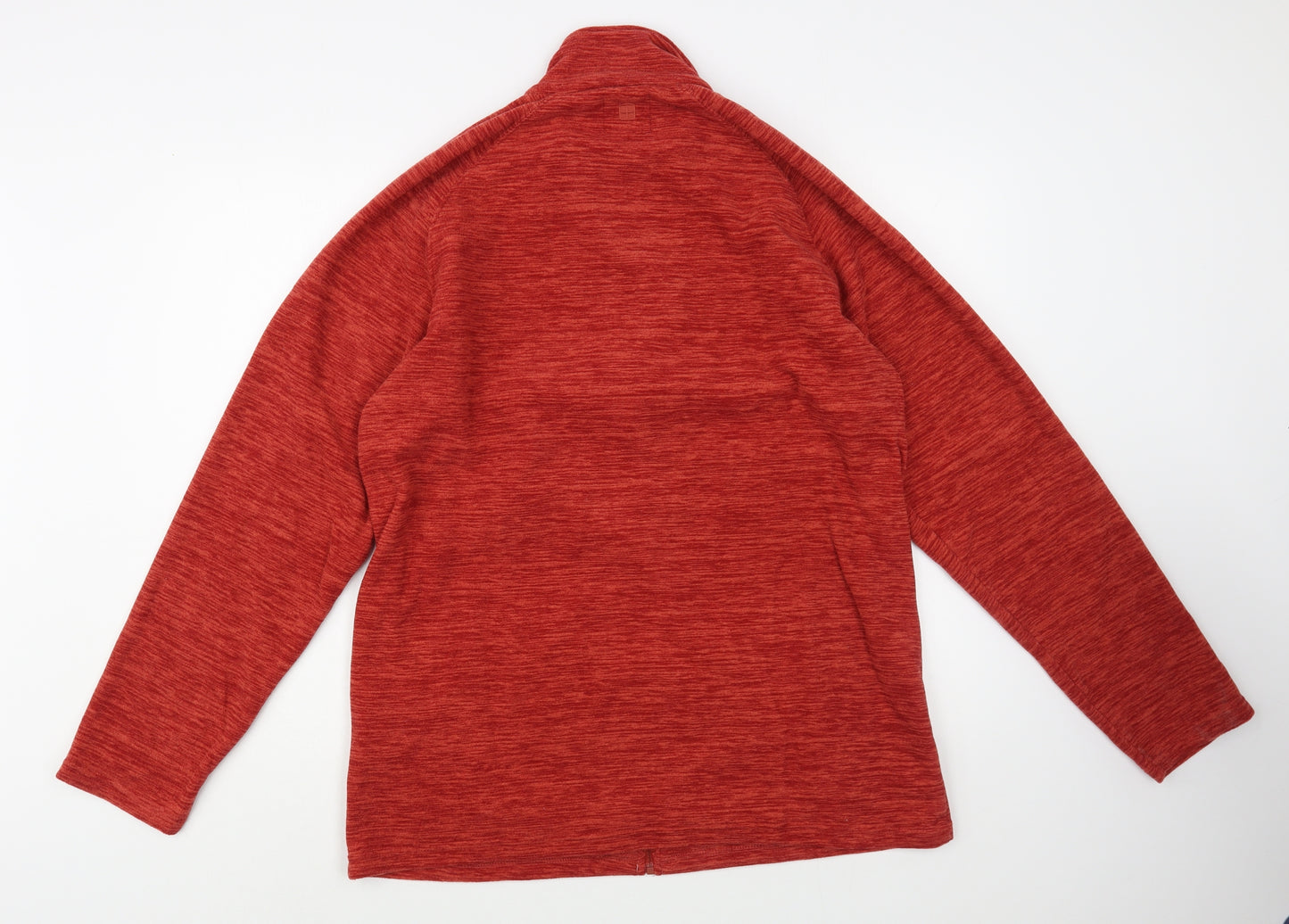 Mountain Warehouse Mens Orange  Polyester Full Zip Sweatshirt Size L
