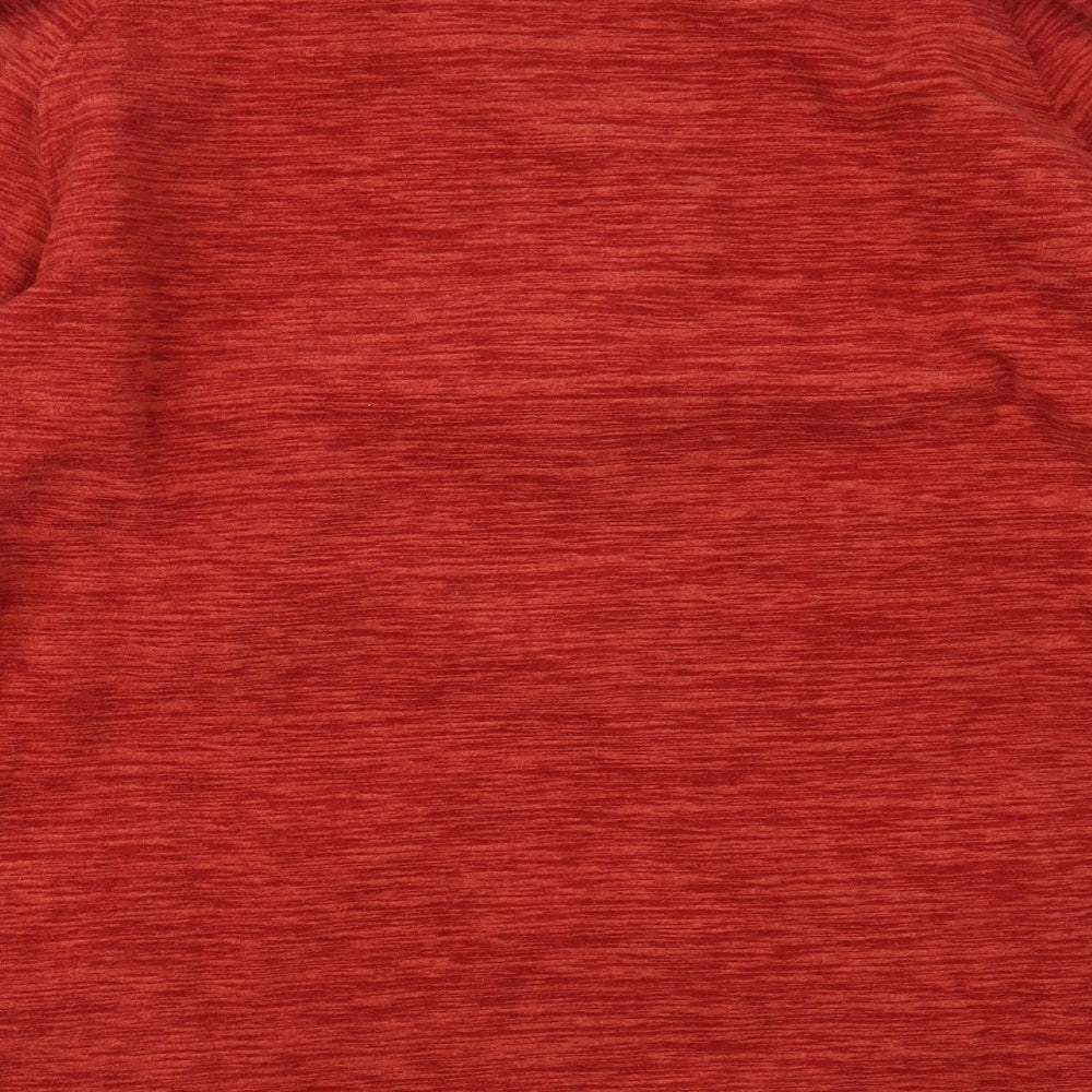 Mountain Warehouse Mens Orange  Polyester Full Zip Sweatshirt Size L