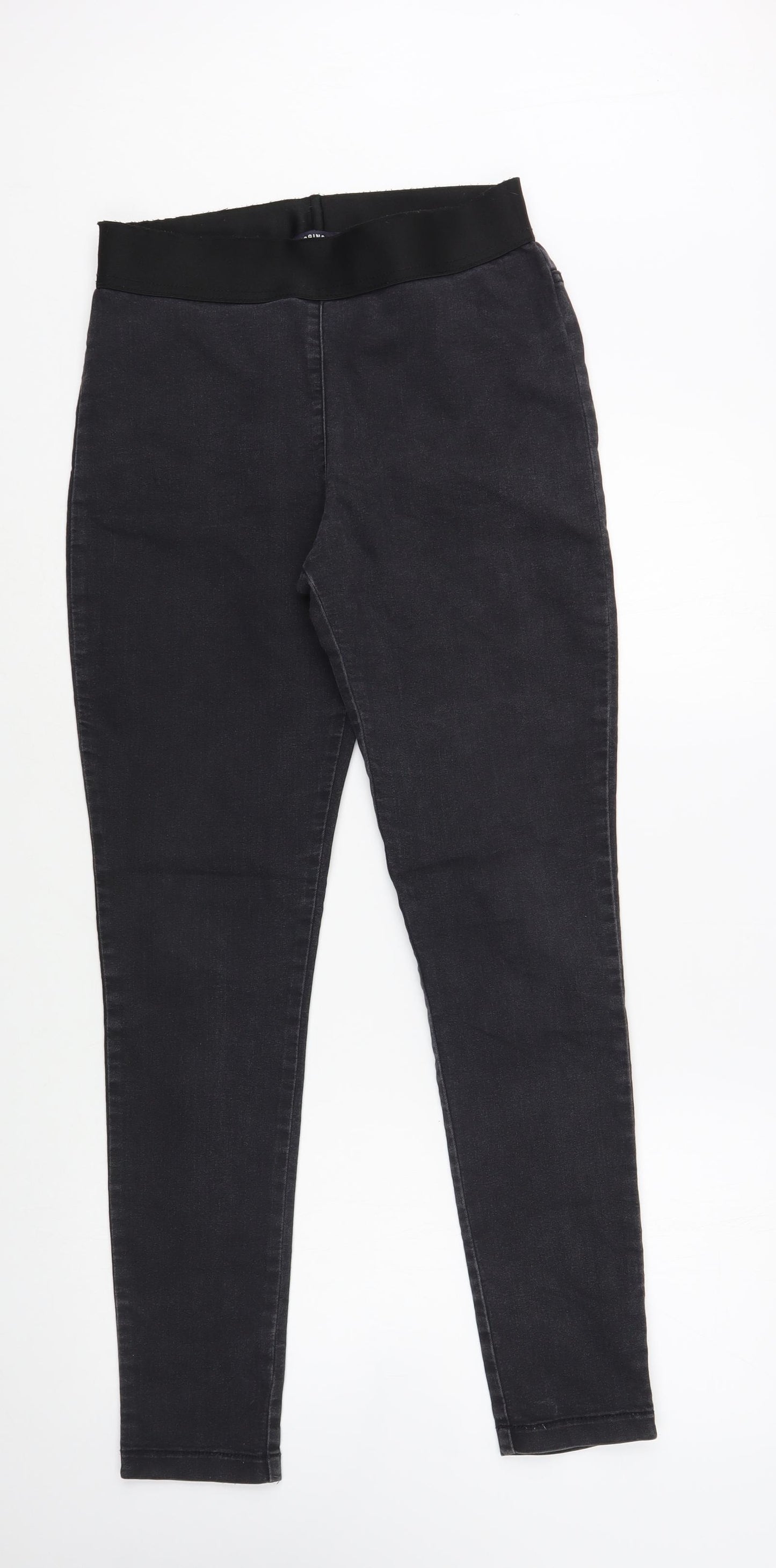 Marks and Spencer Womens Black  Cotton Jegging Jeans Size 10 L30 in Regular