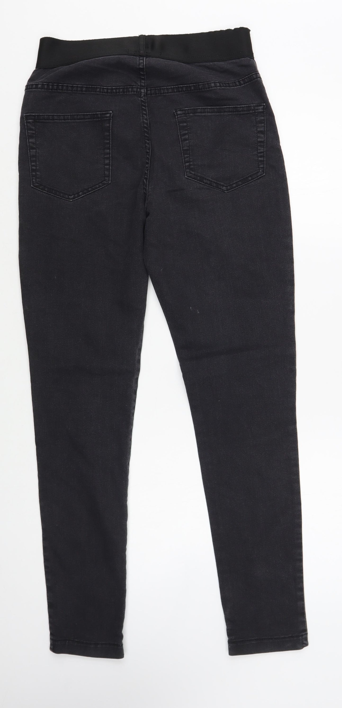 Marks and Spencer Womens Black  Cotton Jegging Jeans Size 10 L30 in Regular