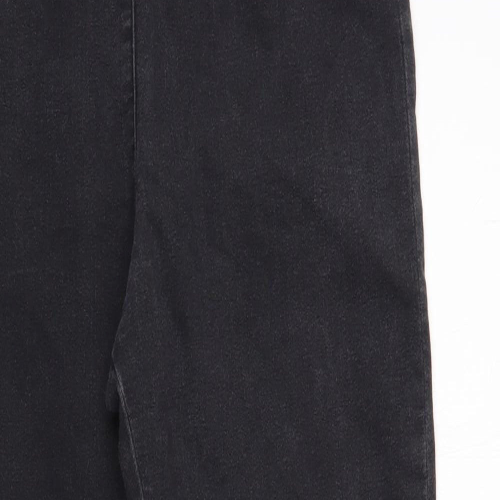 Marks and Spencer Womens Black  Cotton Jegging Jeans Size 10 L30 in Regular