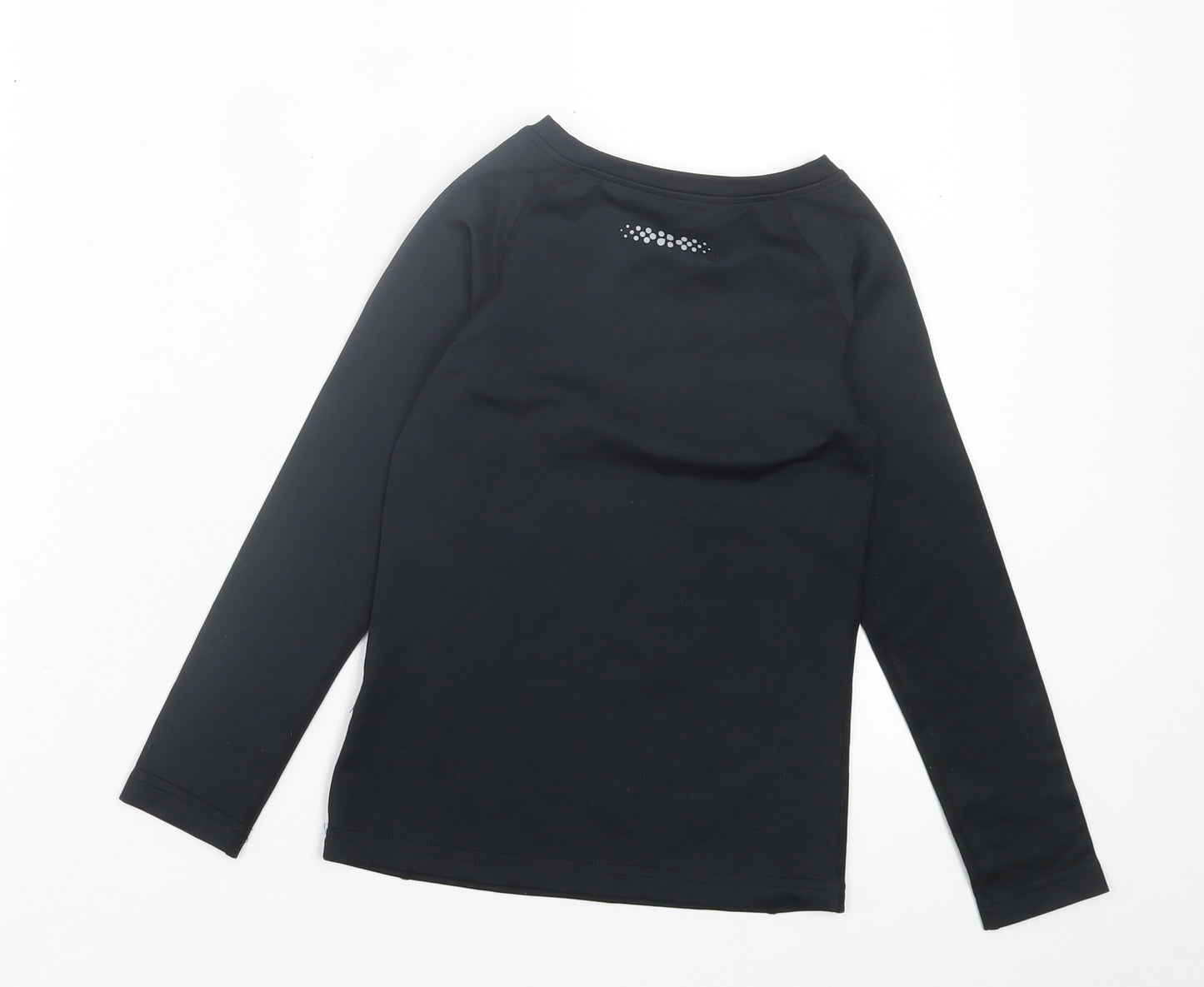 Dunnes Stores Boys Black  Polyester Basic Casual Size 6-7 Years Crew Neck Pullover