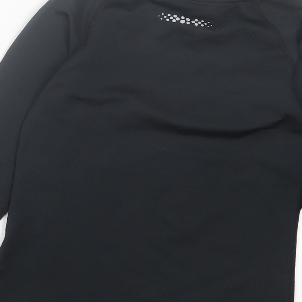 Dunnes Stores Boys Black  Polyester Basic Casual Size 6-7 Years Crew Neck Pullover