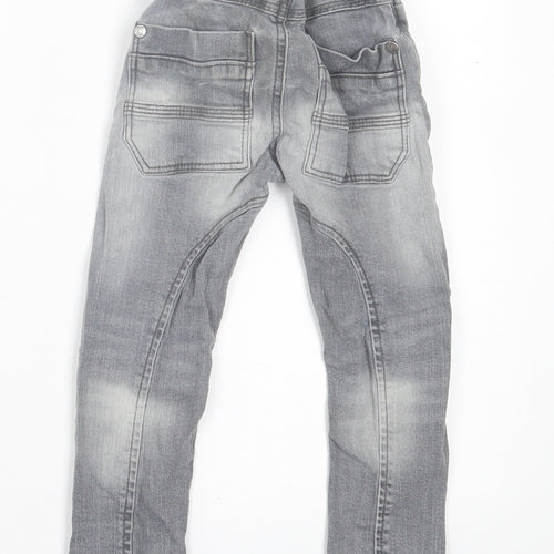 TU Boys Grey  Cotton Skinny Jeans Size 3 Years  Regular Button