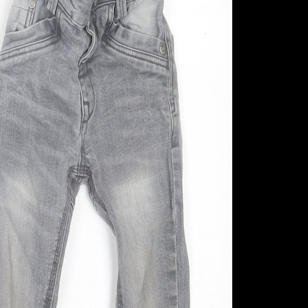 TU Boys Grey  Cotton Skinny Jeans Size 3 Years  Regular Button