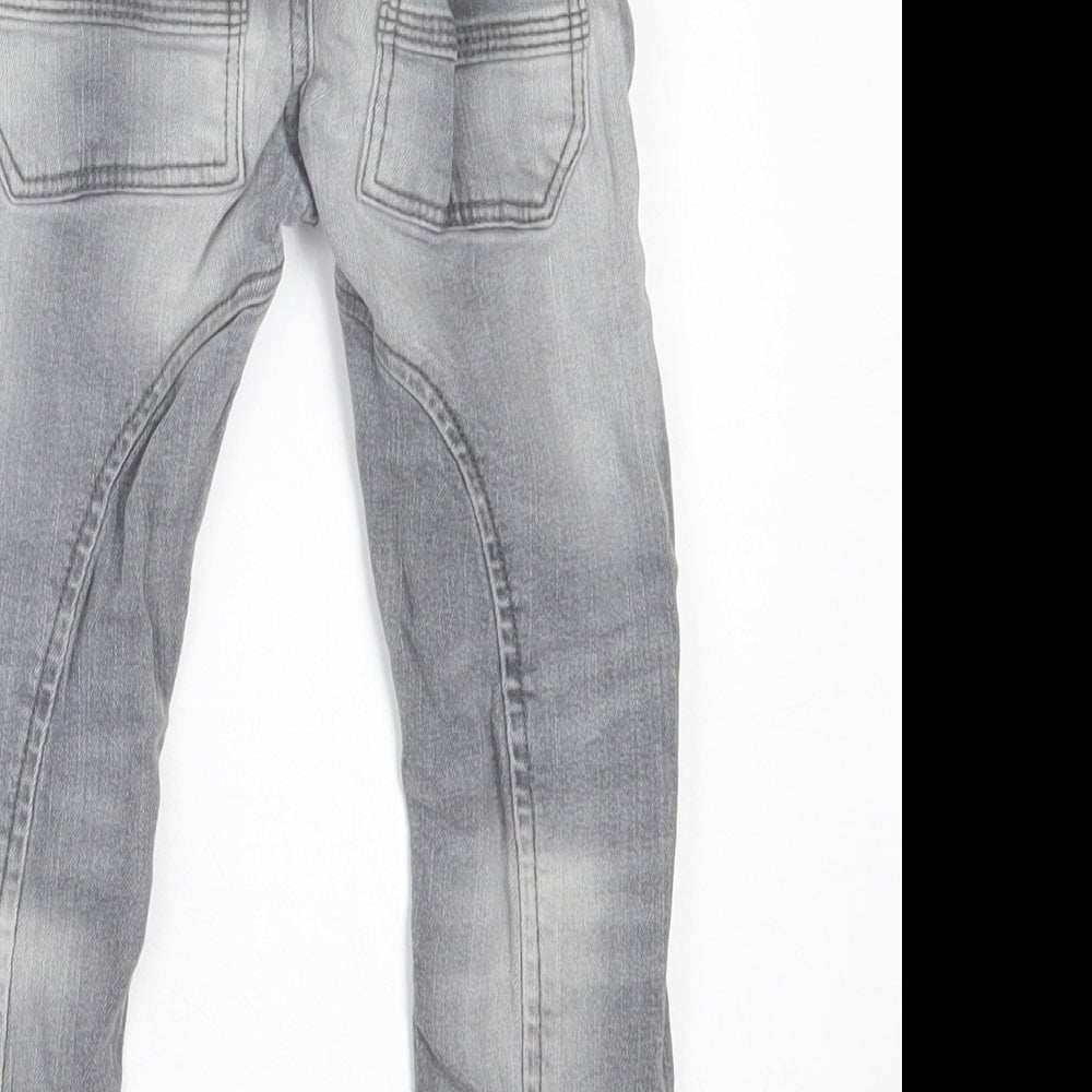 TU Boys Grey  Cotton Skinny Jeans Size 3 Years  Regular Button