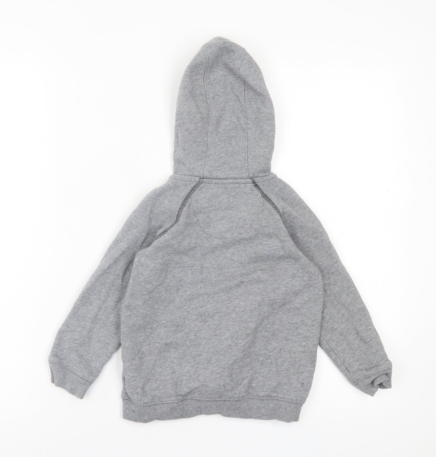Matalan Boys Grey  Cotton Full Zip Hoodie Size 3 Years  Zip